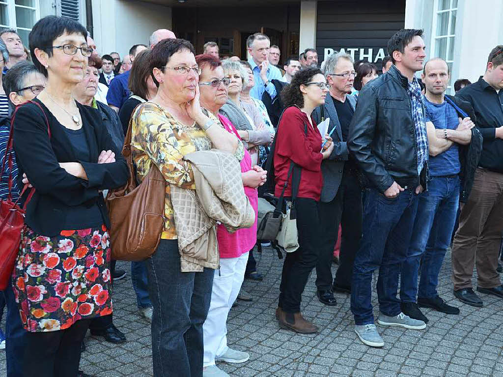 Impressionen von der Brgermeisterwahl am Sonntagabend in Vogtsburg