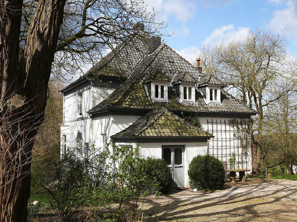 Das Wohnhaus des Schriftstellers  in Behlendorf (Schleswig-Holstein)
