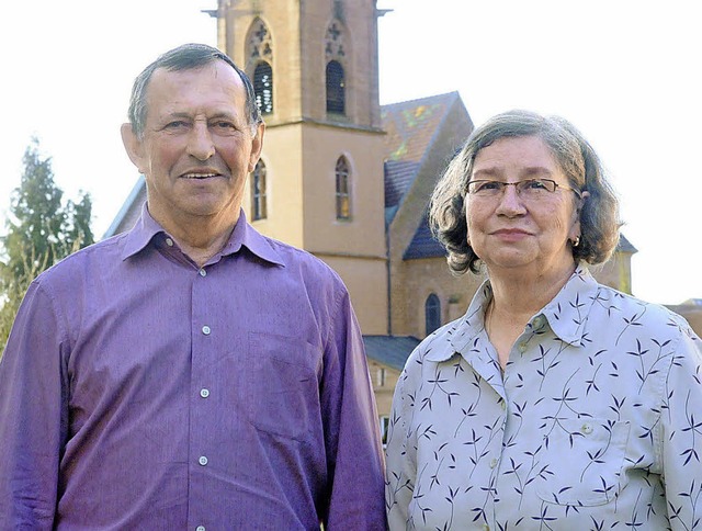 Der neue, alte Vorsitzende  Josef Eise...seiner Vorgngerin Elisabeth Schrempp   | Foto: Wolfgang Knstle