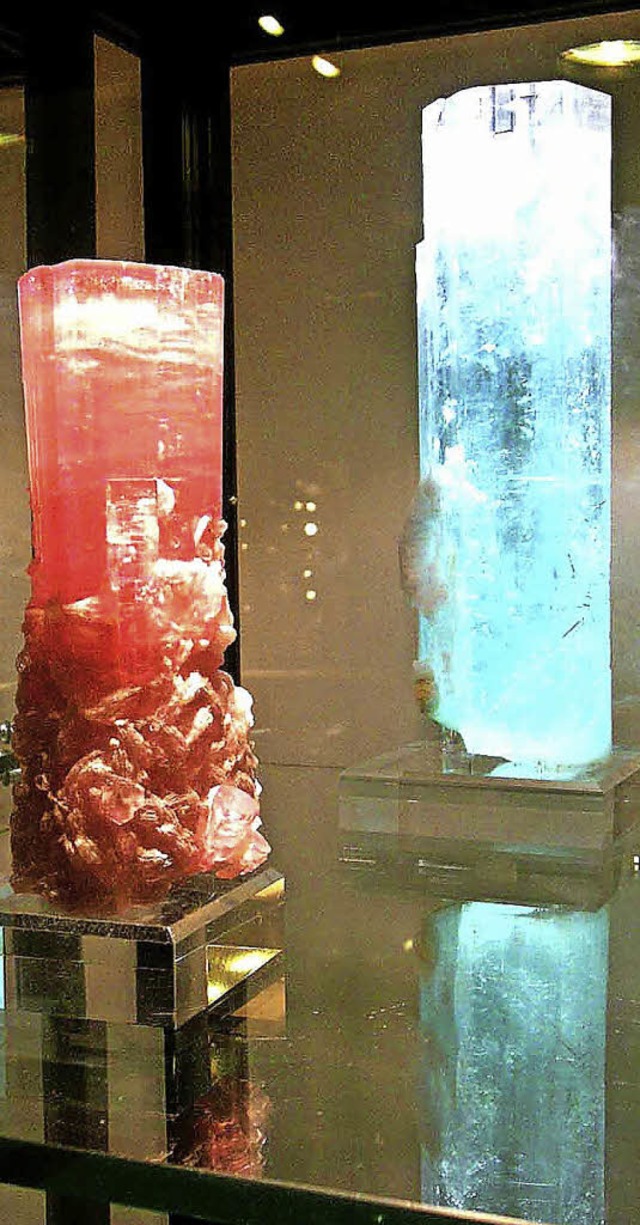 Schne Steine: Manche Mineralien leuchten.   | Foto: Verein