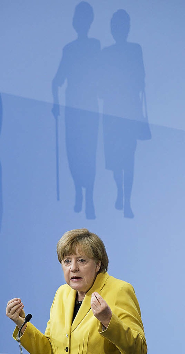 Will wissen, was die Deutschen denken: Kanzlerin Merkel   | Foto: DPA