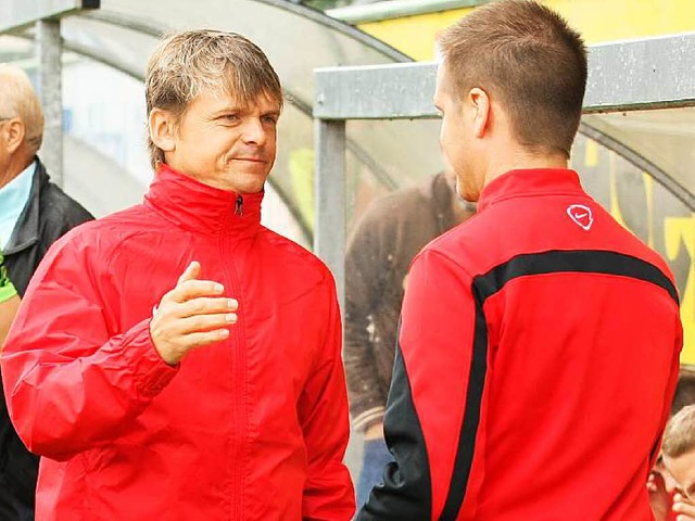 Martin Heimburger (links) und der  OFV gehen bald getrennte Wege.  | Foto: Alexandra Buss
