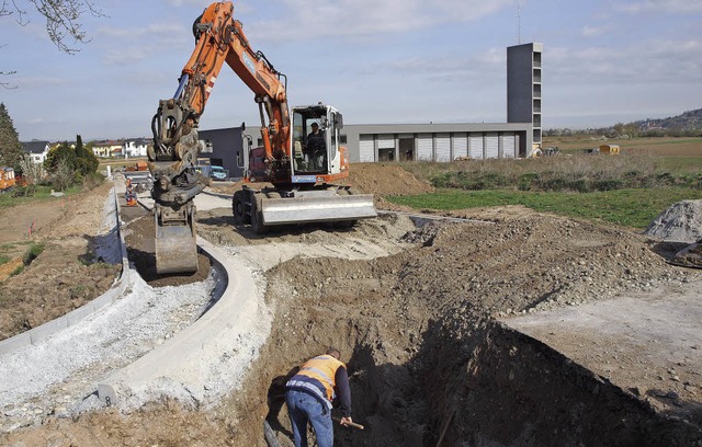 Derzeit im Bau: die neue Anbindung des...an die frhere B3, jetzt Kreisstrae.   | Foto: Michael Haberer