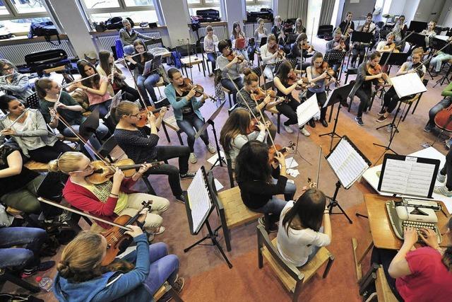 Die Ursula Symphonics spielen am Freitag vor der Jury des Deutschen Jugendorchesterpreises