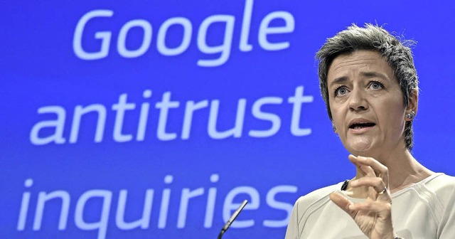 EU-Komissarin Margrethe Vestager  ermittelt gegen Google  | Foto: AFP