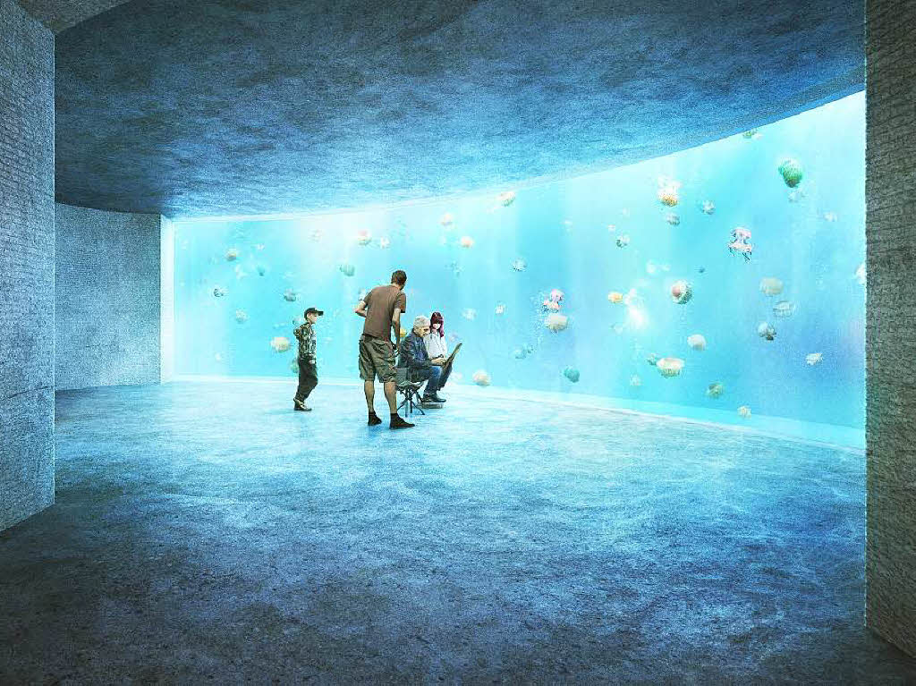 Das Groaquarium in Basel soll den Menschen den verborgenen Lebensraum Ozean nherbringen.