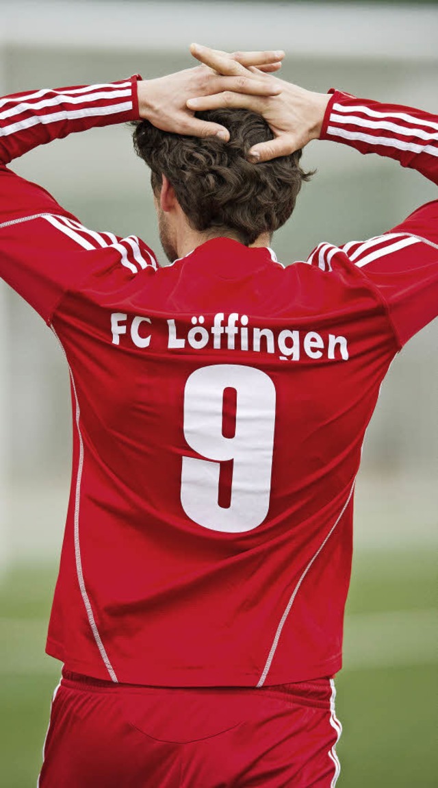Die Lffinger Nummer neun ist  gefrch...g auch im Derby gegen den FC Neustadt?  | Foto: Wolfgang Scheu