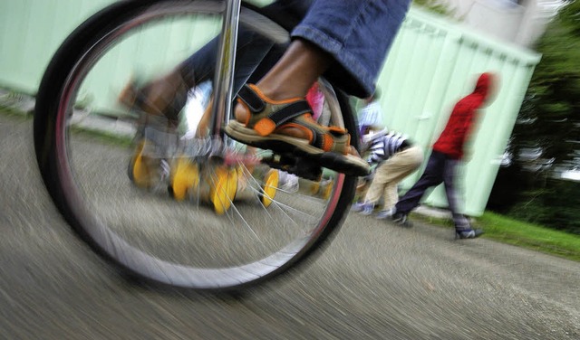 Einradfahren verlangt Krperbeherrschung.  | Foto: Thomas Kunz