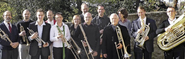 Das war der Posaunenchor 2010, auch da...er Steffen Mahler und Michael Donner.   | Foto: privat