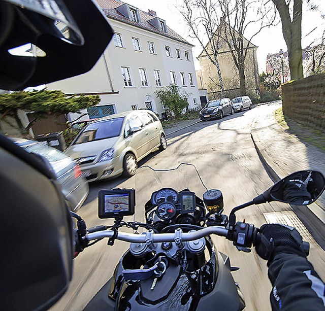 Freiheit auf zwei Rdern: Biker im Frhling   | Foto: dpa