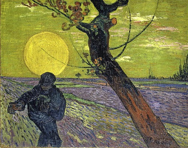 Vincent van Gogh, Smann bei Sonnenuntergang (1888)  | Foto: Tourismus GmbH