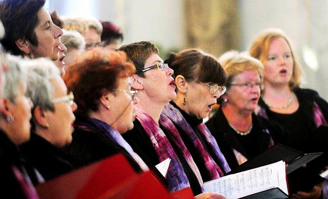 In Schuttern singen mit 32 Aktiven noch recht viele im Kirchenchor.  | Foto: Wolfgang Knstle