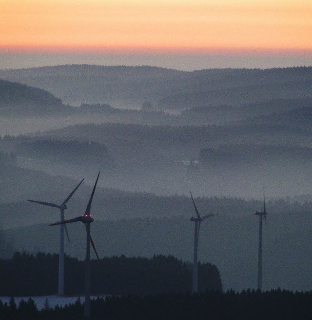 Die einen finden Windkraftanlagen unm.... Hier ein Leserbild Ulrich Steinmann.  | Foto: Ulrich Steinmann