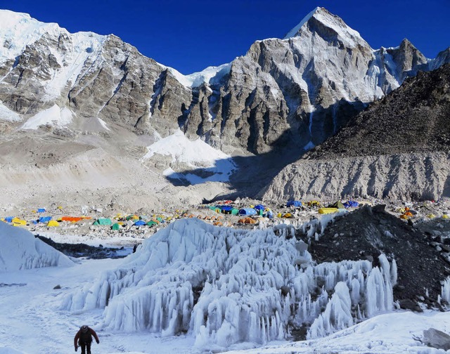 Das Basiscamp am Mount Everest   | Foto: AFP