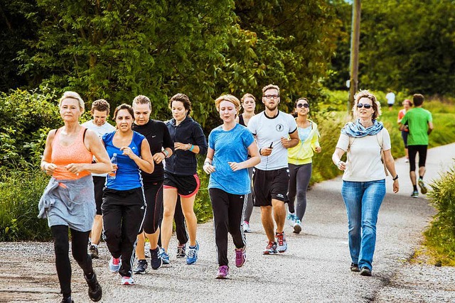 Das Organisationsteam vom  G5, Meine K... 13 Uhr zum fnften Freiheitslauf ein.  | Foto: privat