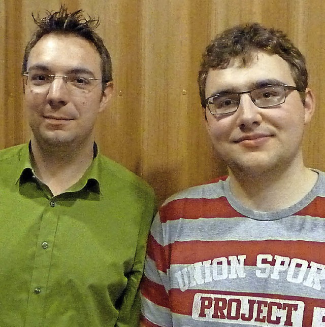 Neu im Vorstand der DLRG-Lffingen: Daniel Lehmann (links) und Andreas Mayer.   | Foto: H.  Simoneit