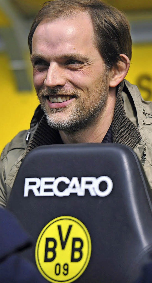 Thomas Tuchel nimmt in der kommenden Saison auf dem BVB-Trainerstuhl Platz. | Foto: dpa Thomas Tuchel nimmt in der kommenden Saison auf dem BVB-Trainerstuhl Platz. | Foto: dpa