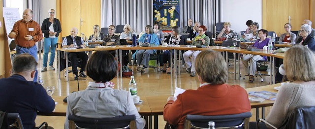 Im Ratssaal in Lahr wurden verschieden... vorgestellt und ber sie diskutiert.   | Foto: Babette Staiger