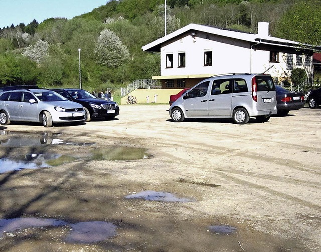 Finanziell untersttzen wird der Frde...terung des Parkplatzes beim Sportheim.  | Foto: Reiner Merz