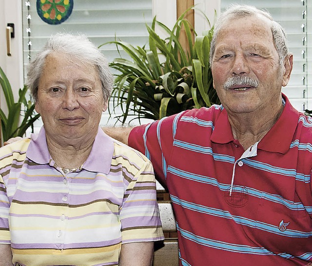 Rita und Herbert Reinbold   | Foto: O. Michel