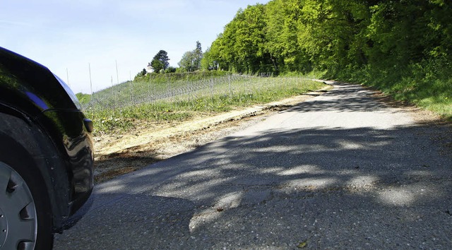 Der ramponierte Haselstaudenweg   | Foto: Heidi Fssel