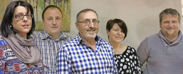 Der neue Vorstand des Oberbergener Tou...Simon Luibrand (von links nach rechts)  | Foto: Claudia Mller