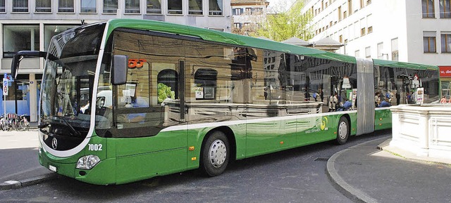 Einer der neuen Busse der BVB   | Foto: Zvg