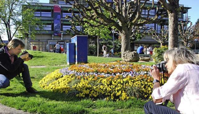 Fotozeit: Die BZ-Redaktion hat schon ein blhendes und grnes Motiv gefunden.   | Foto: Ralf Staub