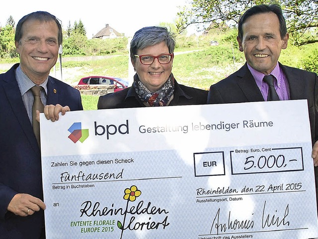 Freuen sich auf eine weitere Zusammena...onius Kirsch (beide BDP) im Stadtpark   | Foto: Ralf Staub