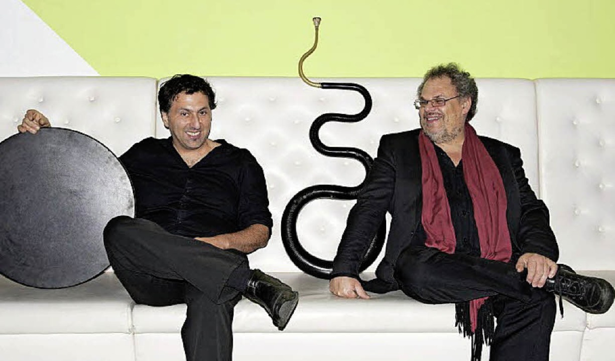 Großes Duo: Murat Coskun (links) und Michel Godard   | Foto: Veranstalter