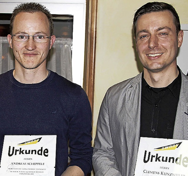 Andreas Scheppele (links) und Clemens Kunzweiler   | Foto: horst david