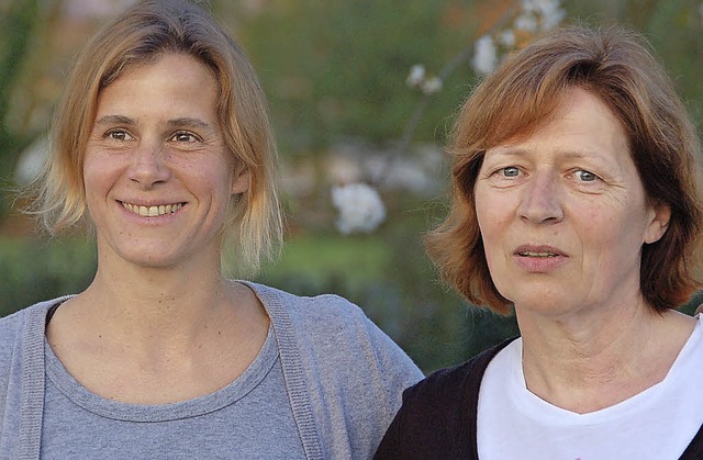 Elke Leistner (links) und Doris Heil b...e &#8222;Die kleinen Strolche&#8220;.   | Foto: Pia Grttinger