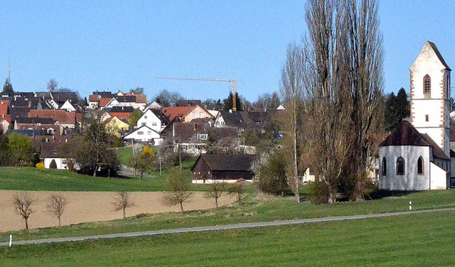 Vielerorts, so auch in  Blansingen,  g...r Bauanfragen  fr den Auenbereich.    | Foto: langelott