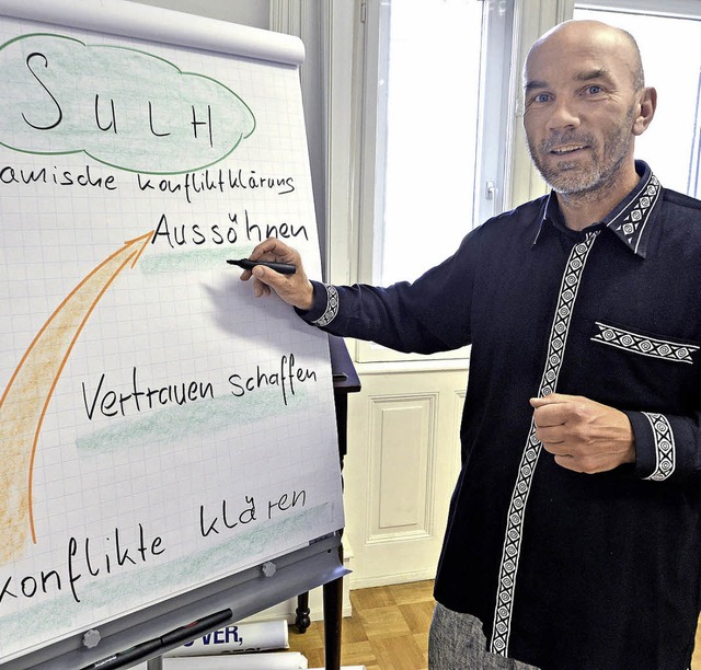 Hendrik Fenz forscht ber Konfliktlsungen.   | Foto: michael bamberger