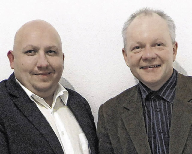 Marcus Kiekbusch (links) soll 2016 fr...dabei als Zweitkandidat untersttzen.   | Foto: Privat
