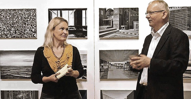 Andreas Jauss mit Roswitha Zytowski   | Foto: Karin Wortelkamp