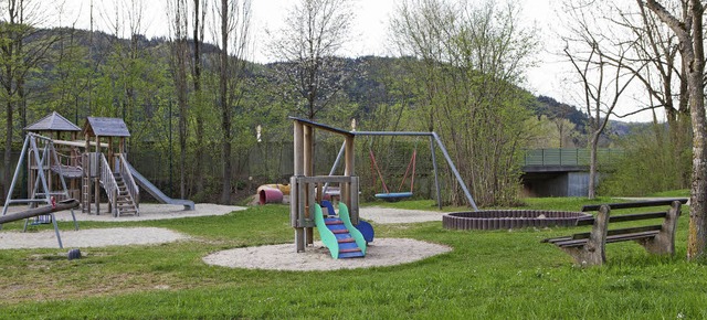 Der Spielplatz Niederfeld soll zwische...ler fr 25-maliges Blutspenden ehrte.   | Foto: Fotos: Zahn