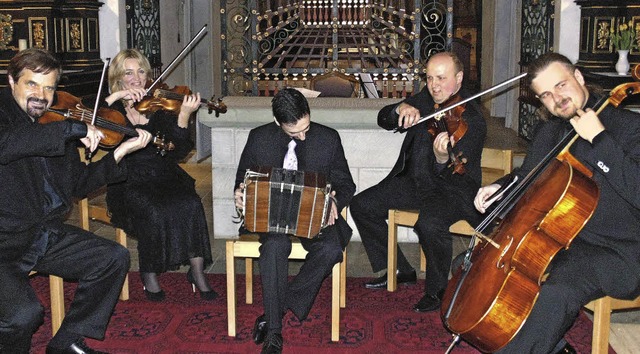 Musik aus Spanien und Lateinamerika bo...as Caravaggio-Quartett in St. Johann.   | Foto: Michael Gottstein
