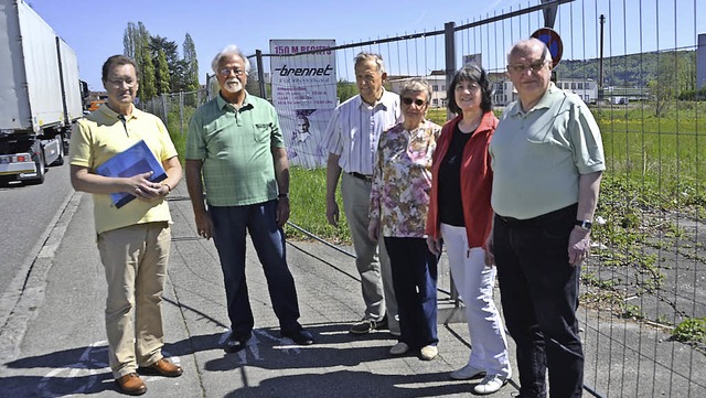 Anlieger der B34 wehren sich dagegen, ...Aargauer  in die Basler Strae (B34)    | Foto: Axel Kremp