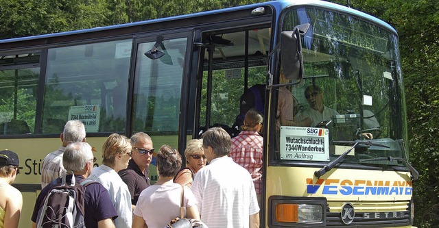 Der Wanderbus Wutachschlucht fhrt von Mai bis Oktober.  | Foto: BZ