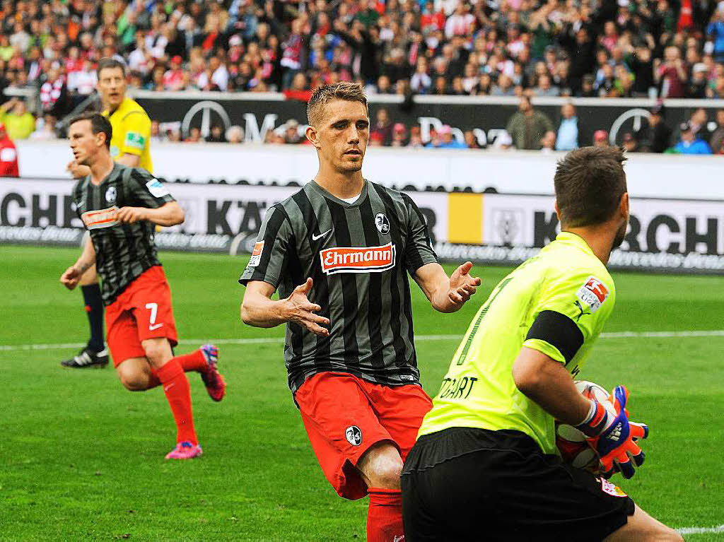 Einen wichtigen Punkt holte sich der SC Freiburg in Stuttgart.