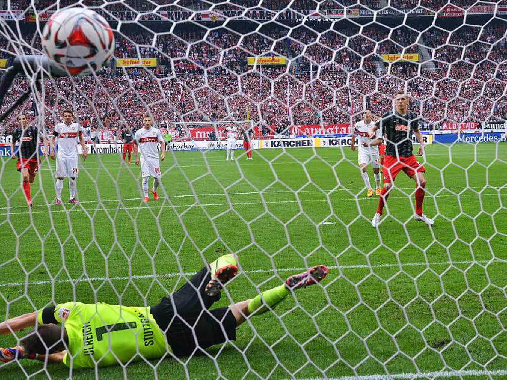 Einen wichtigen Punkt holte sich der SC Freiburg in Stuttgart.