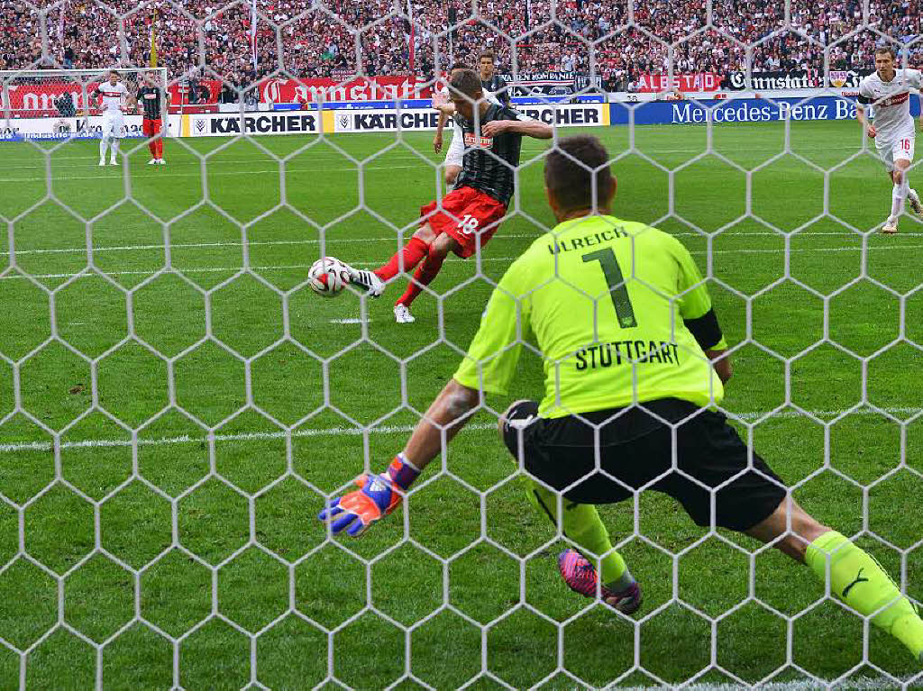 Einen wichtigen Punkt holte sich der SC Freiburg in Stuttgart.