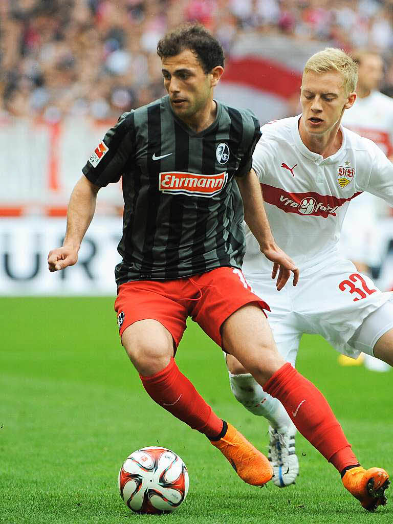 Einen wichtigen Punkt holte sich der SC Freiburg in Stuttgart.