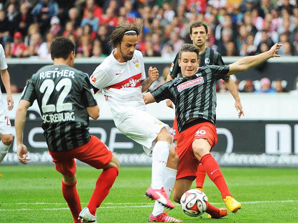 Einen wichtigen Punkt holte sich der SC Freiburg in Stuttgart.