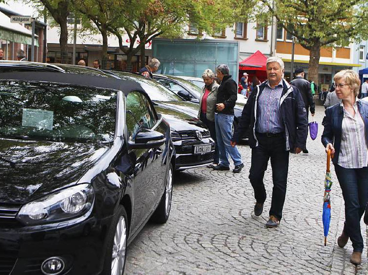Die Mobilparty 2015 hielt fr Besucher interessante und kurzweilige Angebote in der Lahrer Innenstadt bereit.