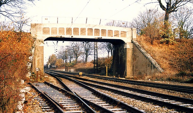 So sah der Vorgngerbau der Festhallen...rch die heutige Brcke ersetzt wurde.   | Foto: Stadtarchiv