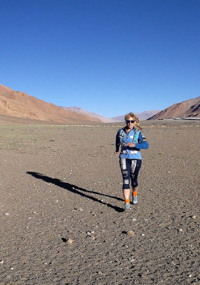 Brigid Welfelnberg Extremsportlerin Training in Ladakh  | Foto: privat