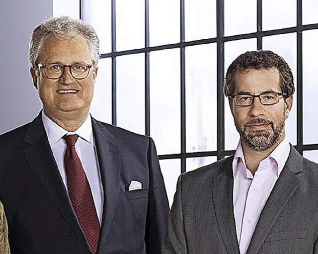 Klaus Jaeneke (links) und Pierre Nikolas Grohe   | Foto: hansgrohe
