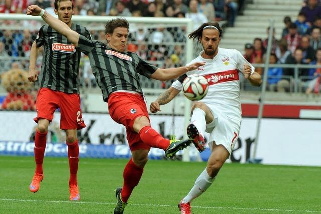 Der SC Freiburg qult sich zum 2:2 gegen Stuttgart